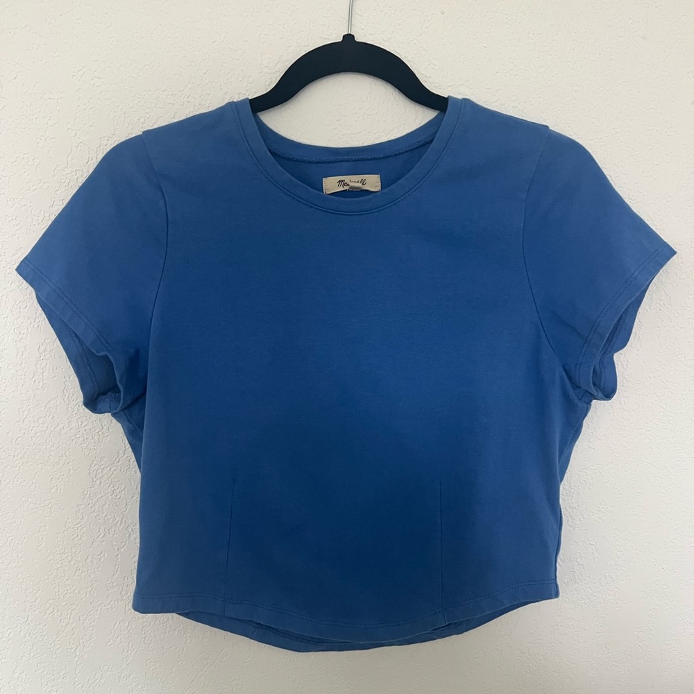 Madewell cropped shirt